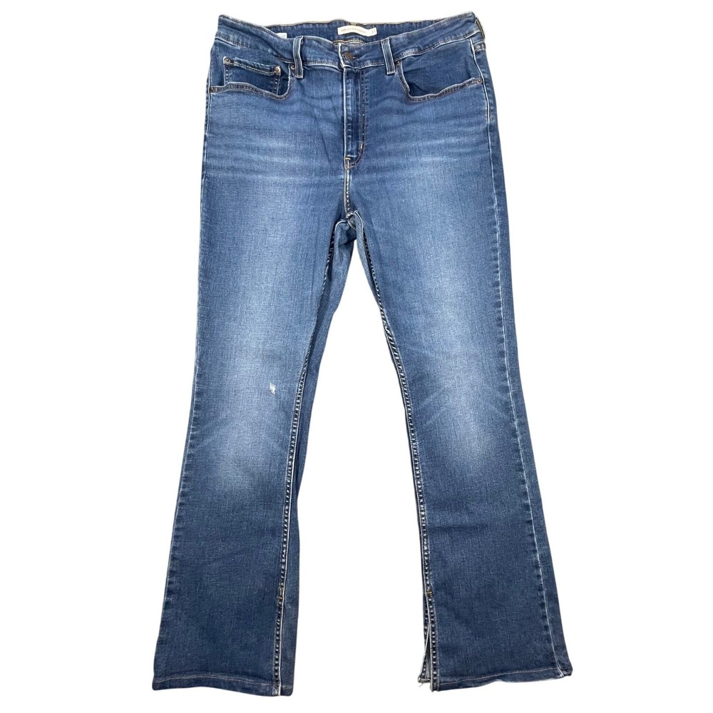 Levi's Blue 725 High Rise Bootcut Denim Jeans Women 33